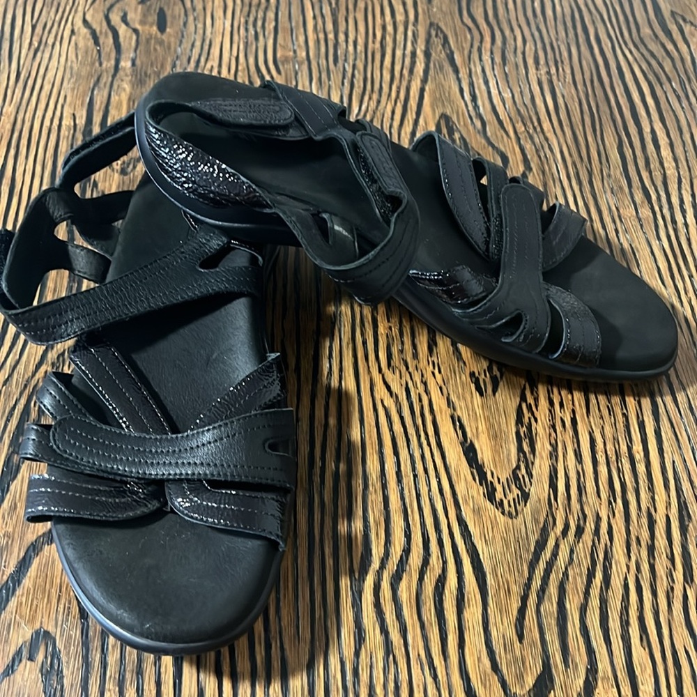SAS sandal. Black open toe. - Picture 2 of 10